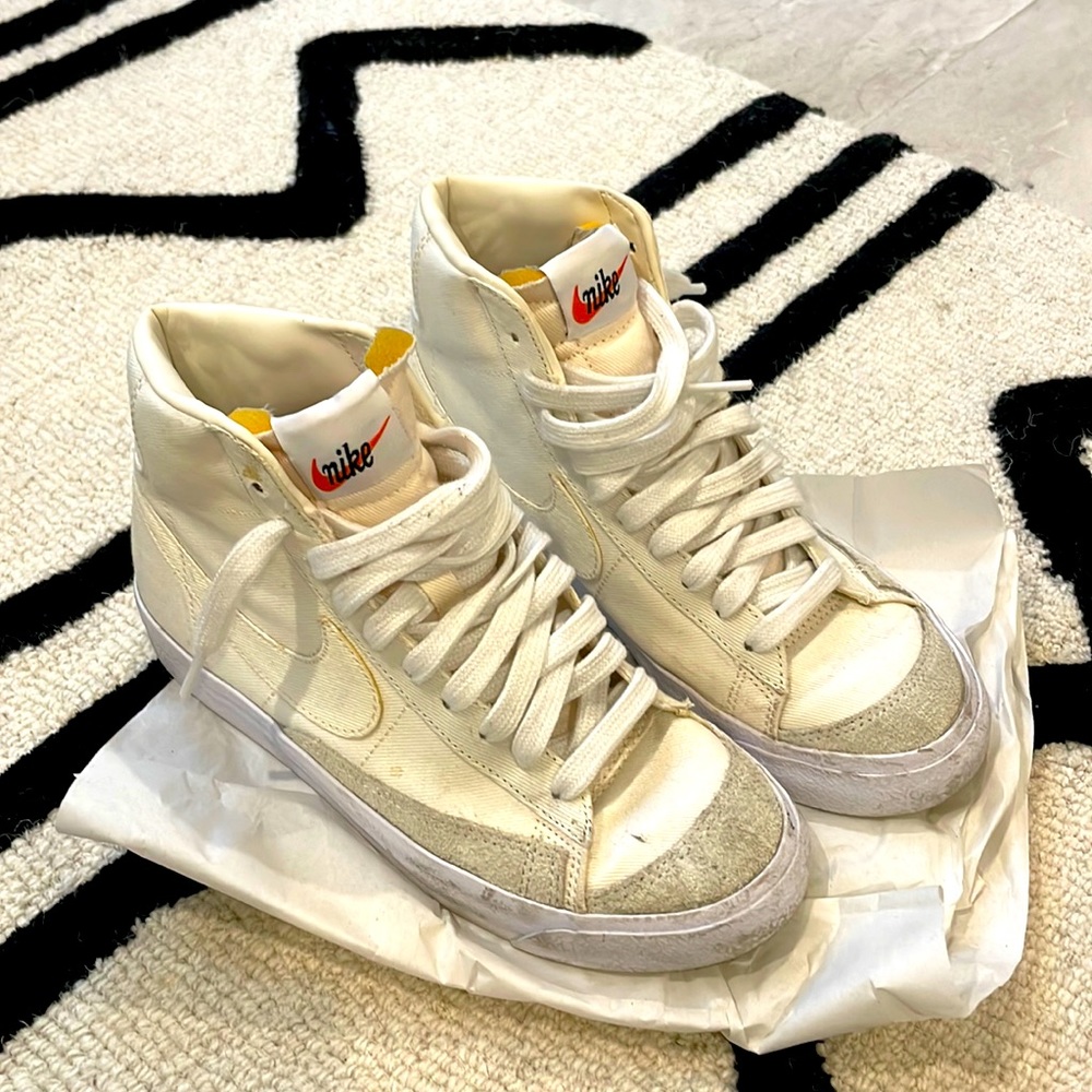Nike blazer canvas white vintage
